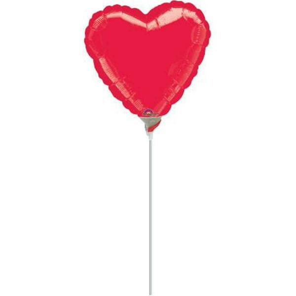 Loftus International Metallic Red Heart Micro Balloon A0-0341